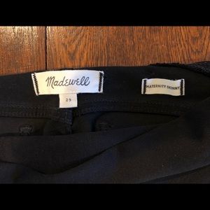 Madewell Over Belly Black Maternity Skinny Jeans Size 29